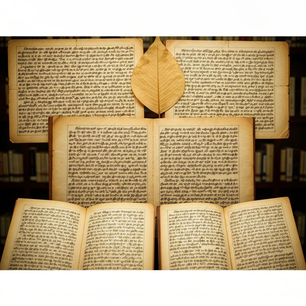 Starożytne tamilskie manuskrypty i literatura